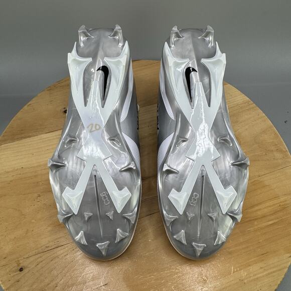 Nike Alpha Menace 4 Pro Mens Size 11 Football Cleats White/Photon Dust NEW - Picture 7 of 8